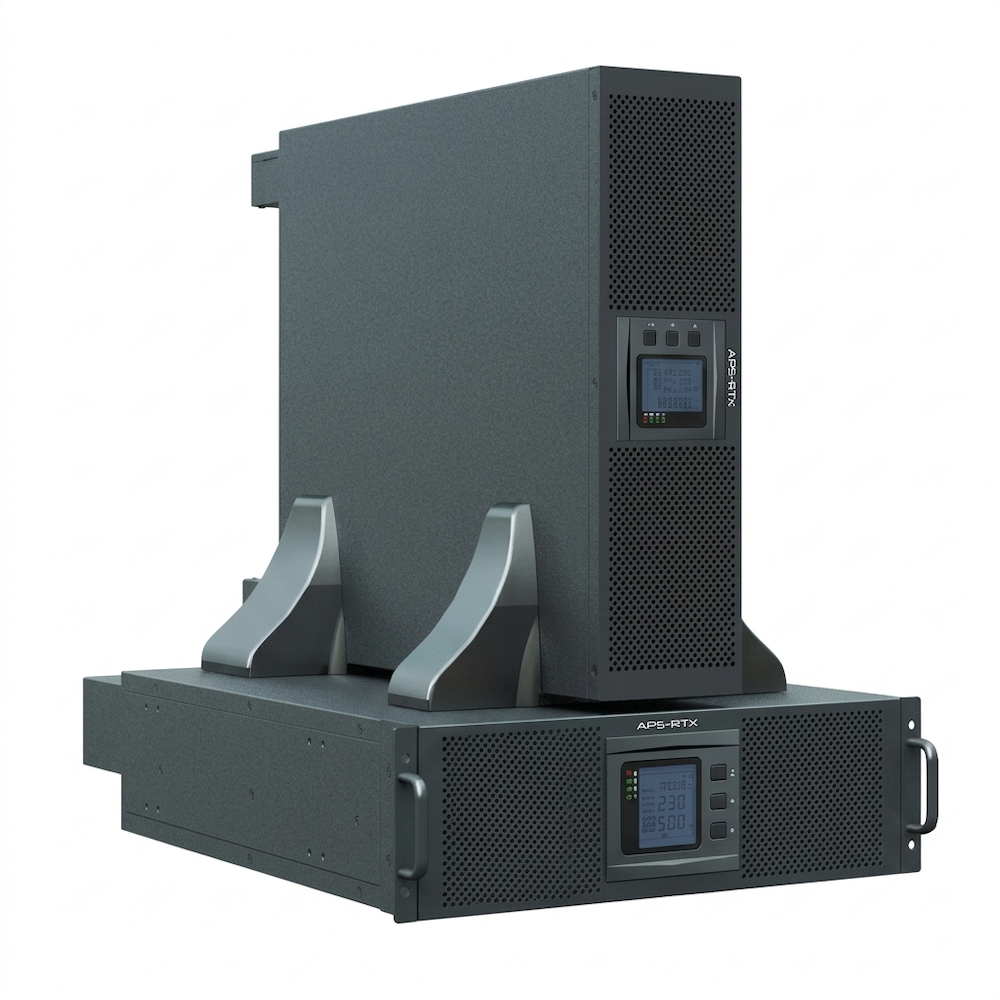 APS-RTx PowerLine Flex PL31 FL 10.0k HC – 10kVA/10kW 3:1 Online Rack/Tower UPS